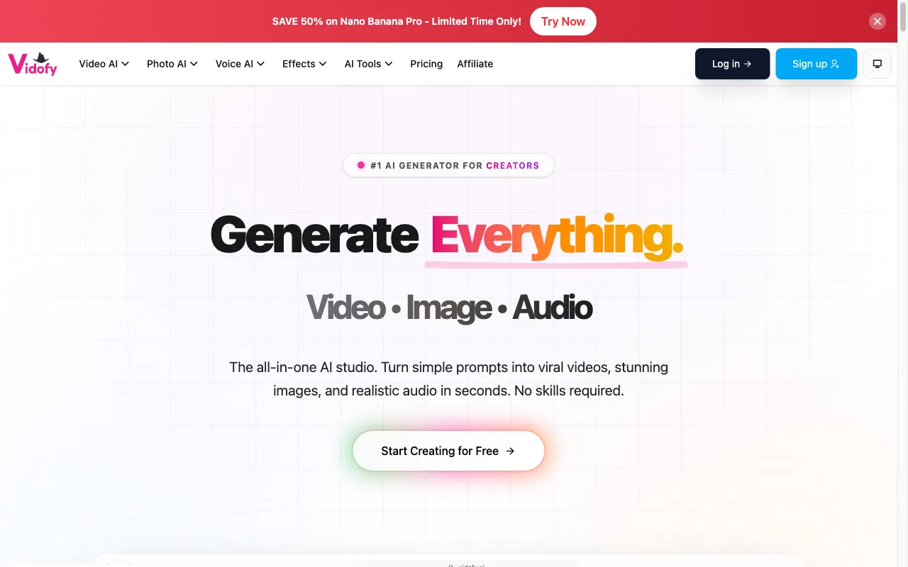 Vidofy — preview screenshot