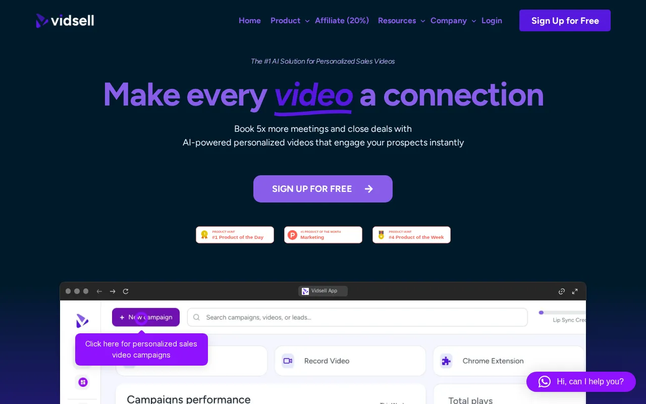 Vidsell — preview screenshot