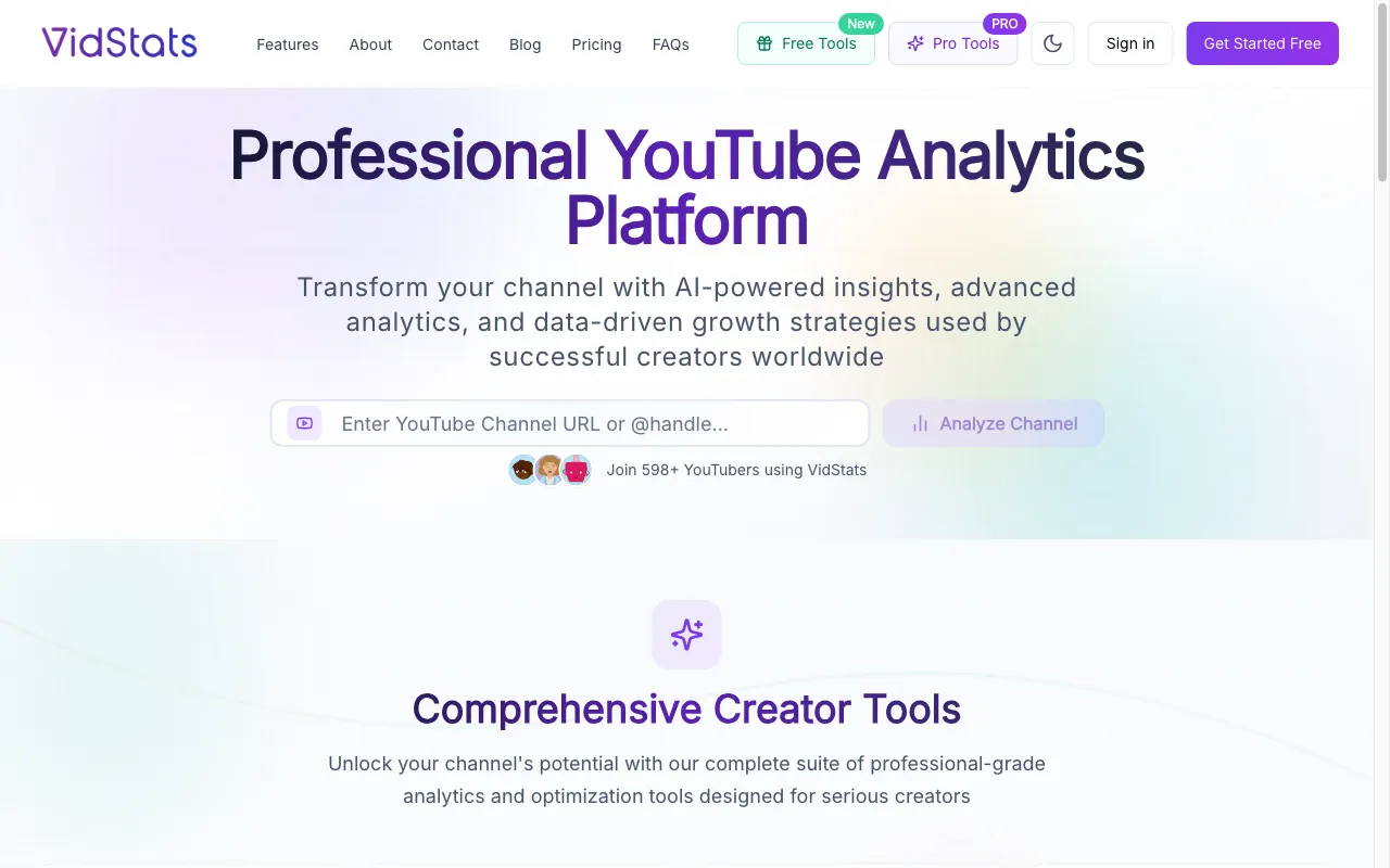 VidStats — preview screenshot