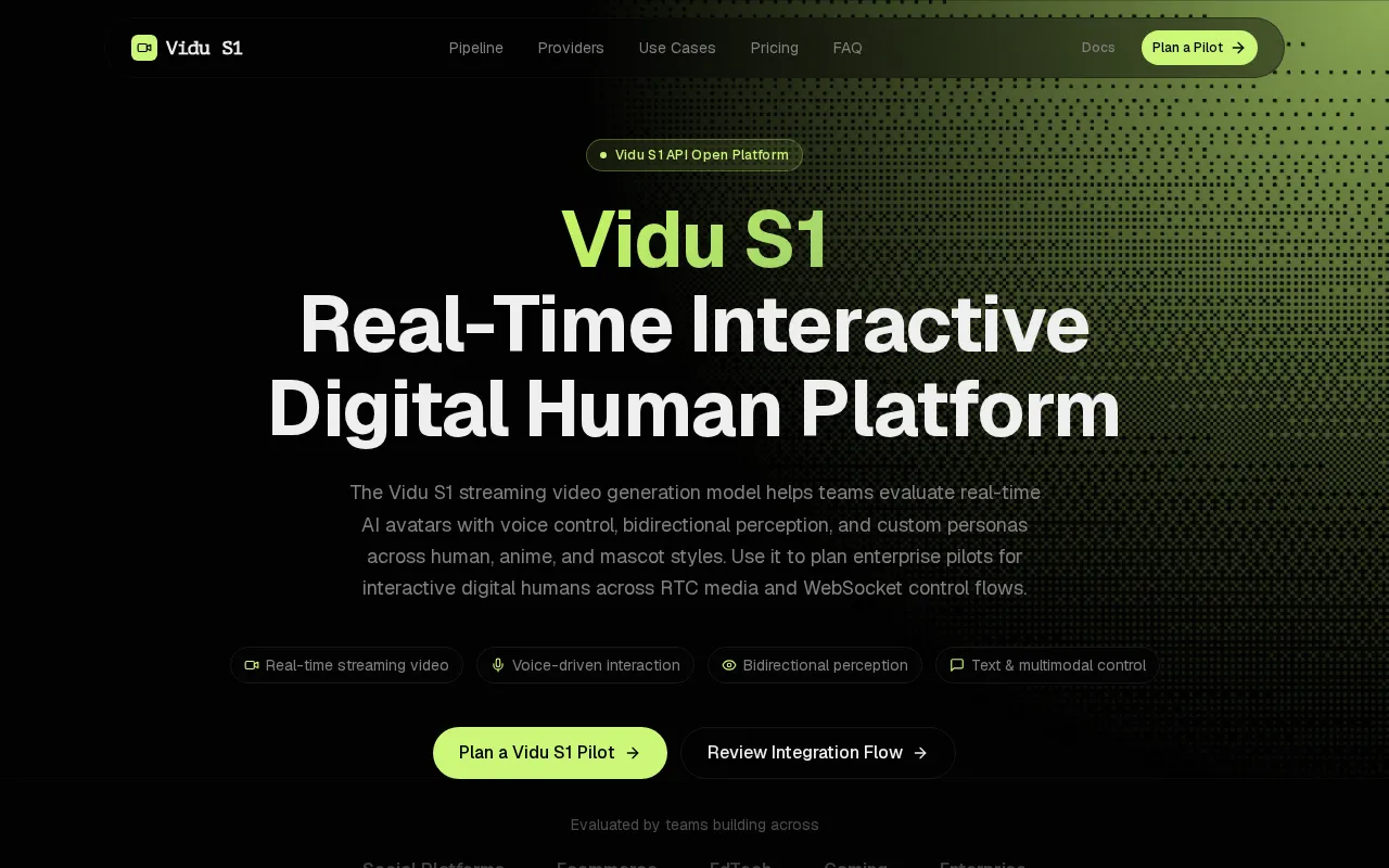 Vidu S1 — preview screenshot