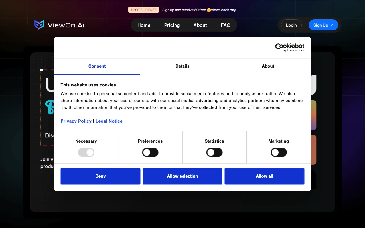 ViewOn.Ai — preview screenshot