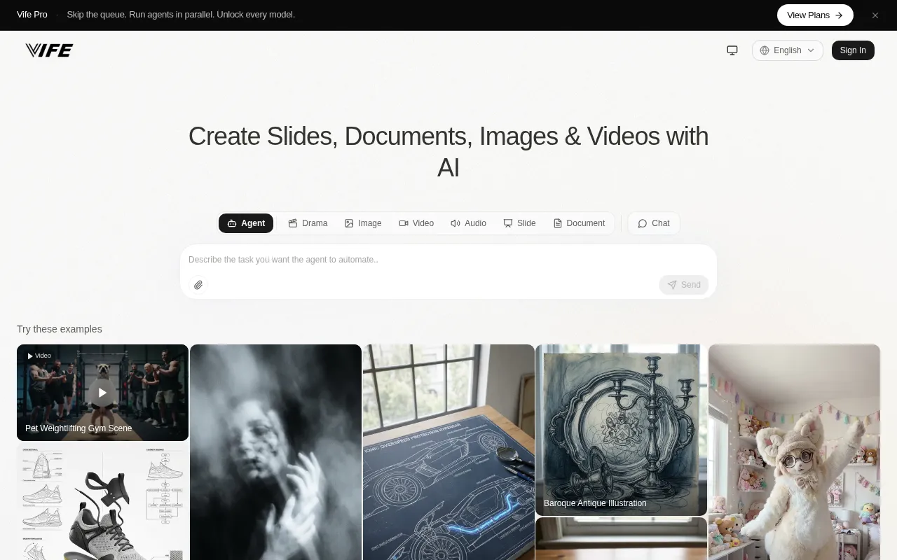 VIFE AI — preview screenshot