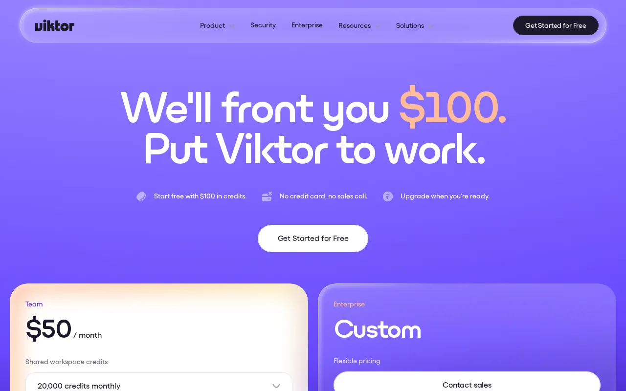 viktor.com — pricing page