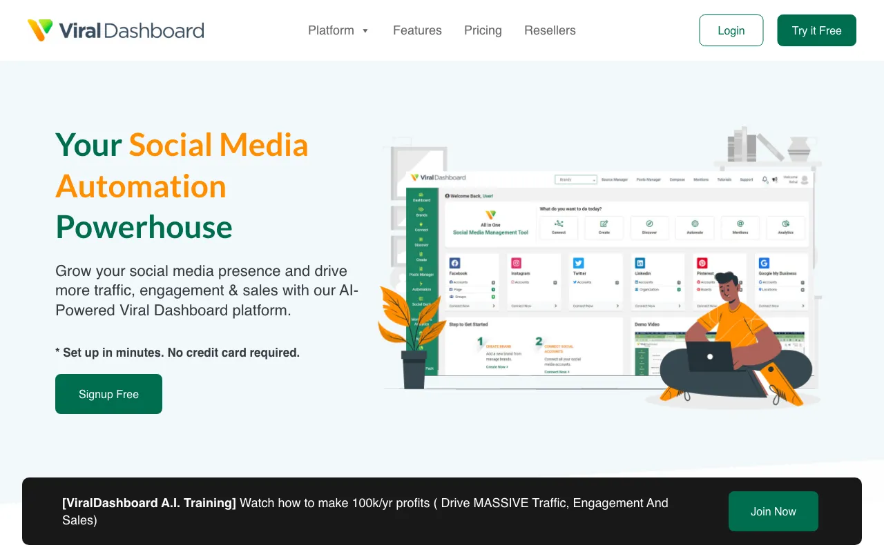 ViralDashboard — preview screenshot