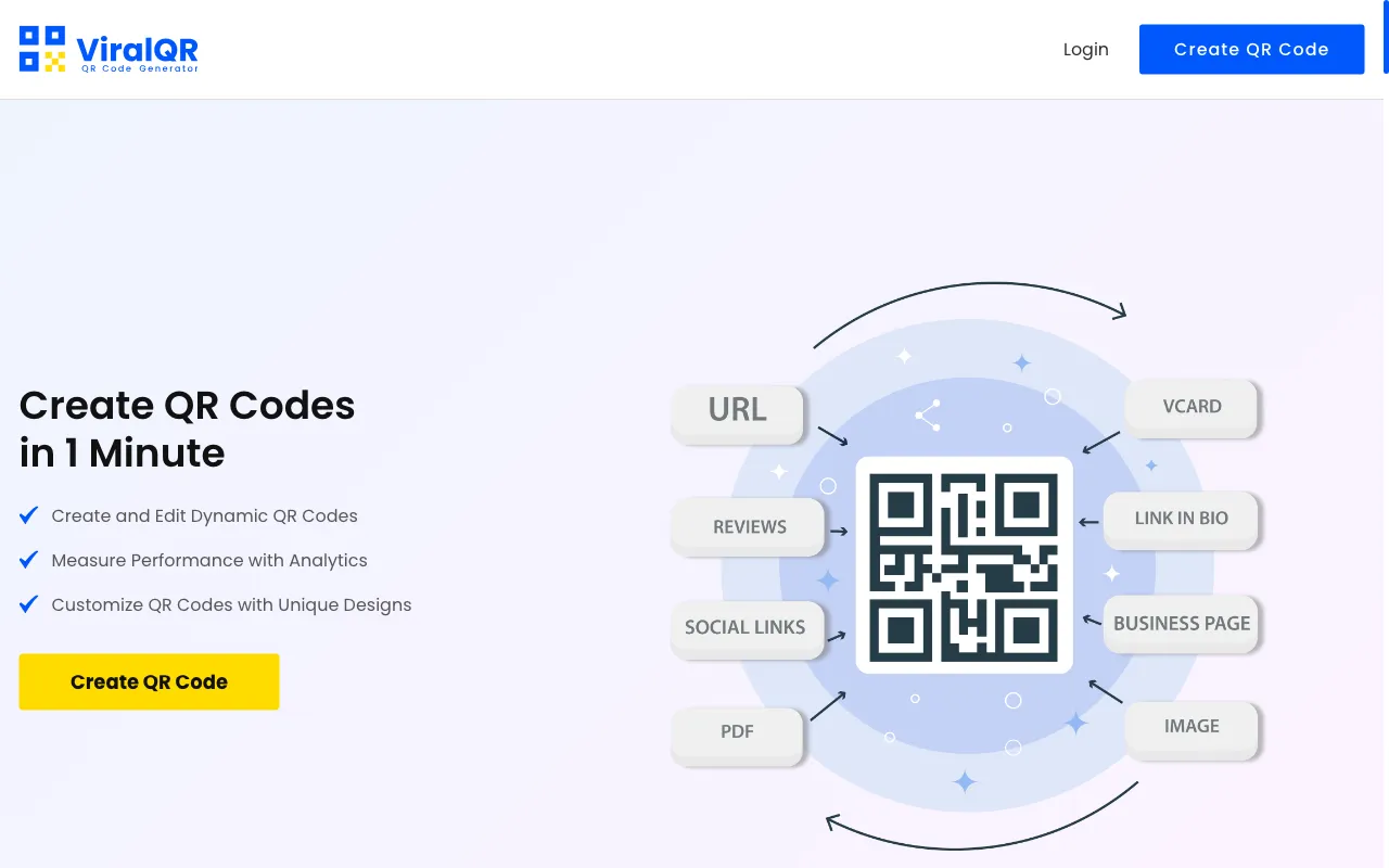 ViralQR — preview screenshot