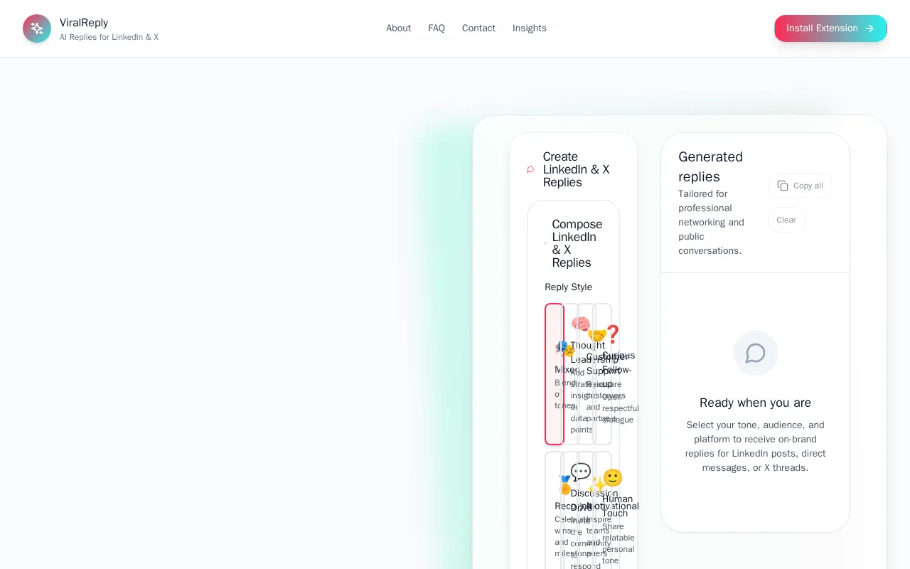 ViralReply — preview screenshot