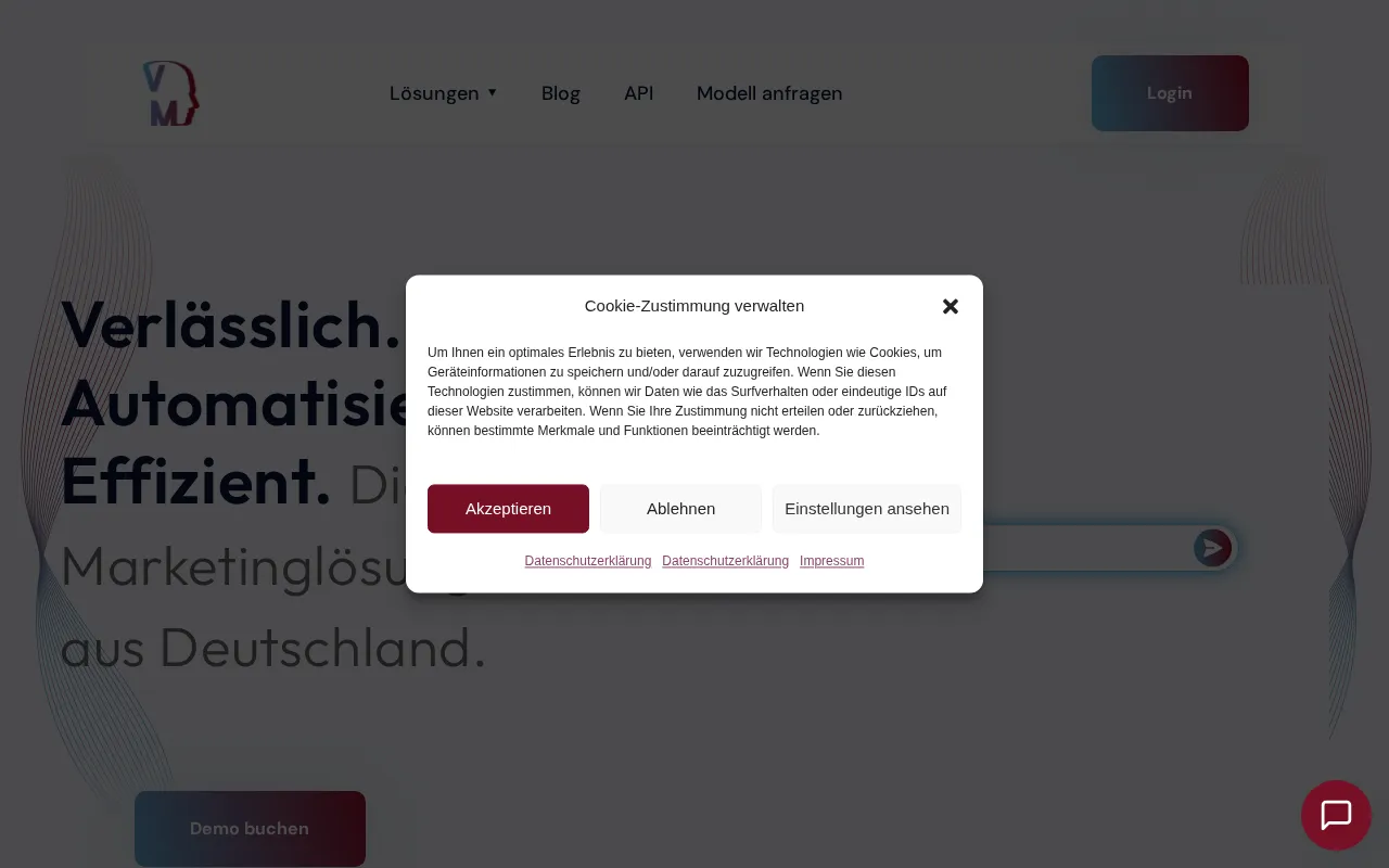 Virtual Marketer — preview screenshot