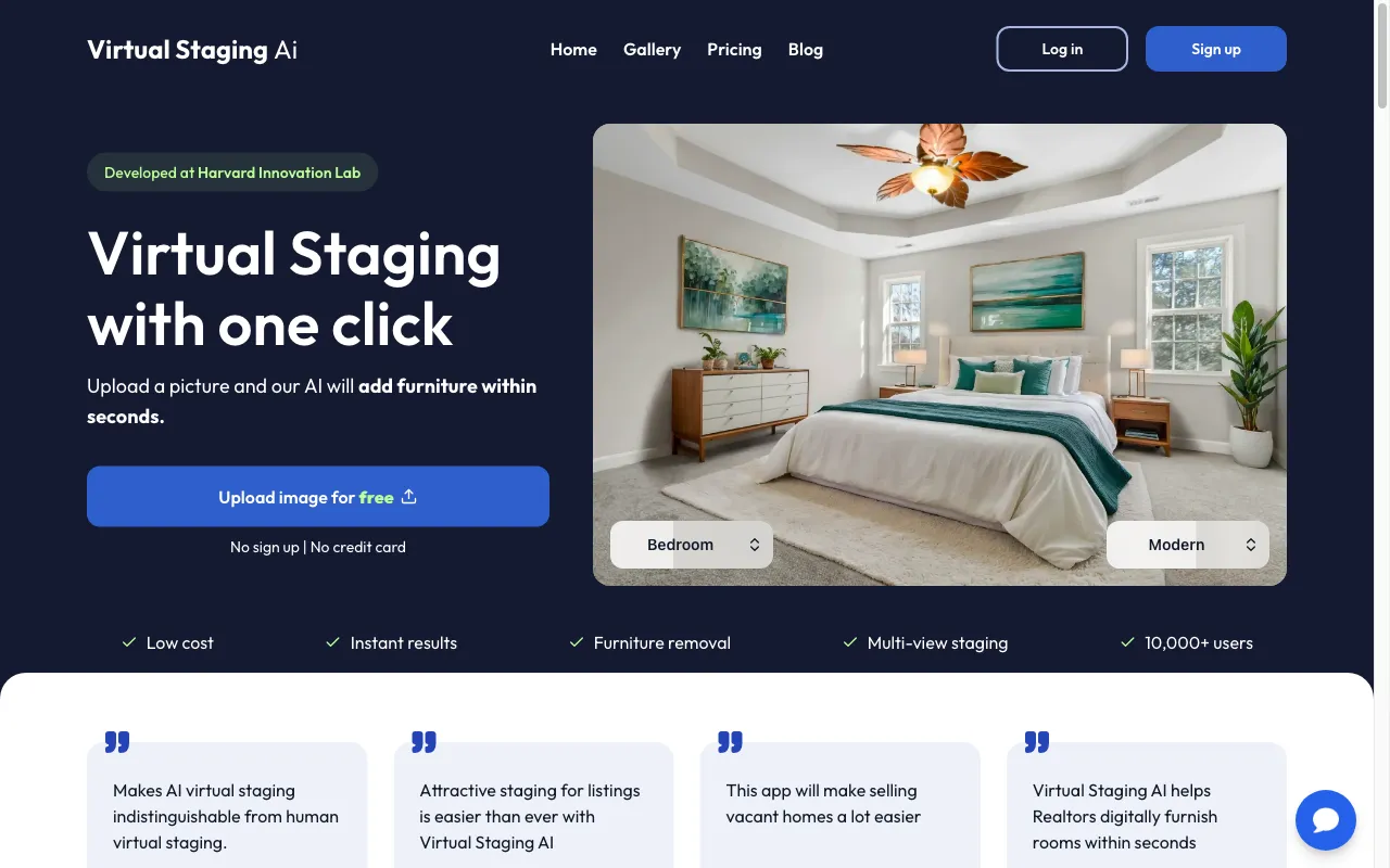 Virtual Staging AI — preview screenshot