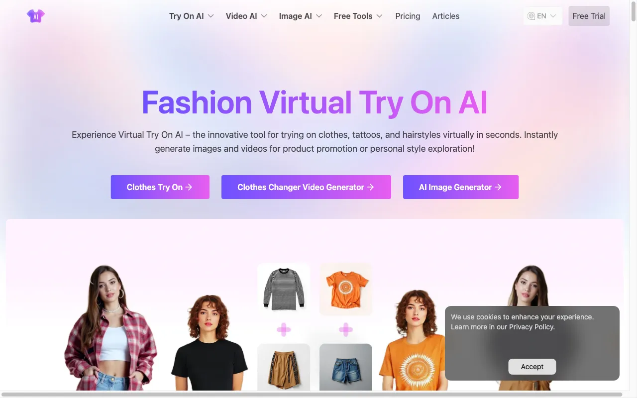 Virtual Try On AI — preview screenshot