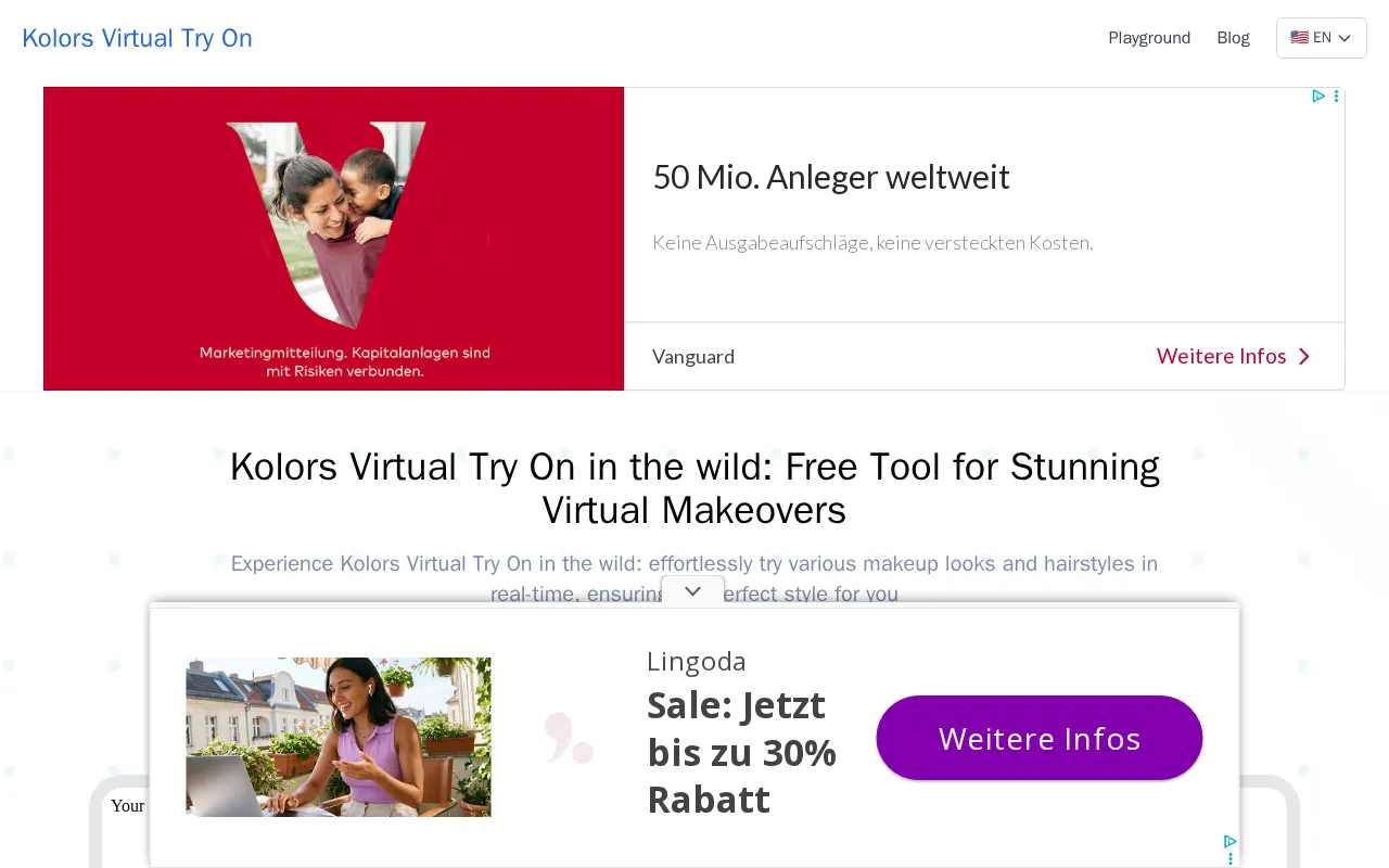 virtual-try-on.online — preview screenshot