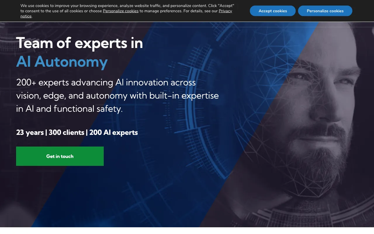 visagetechnologies.com — preview screenshot
