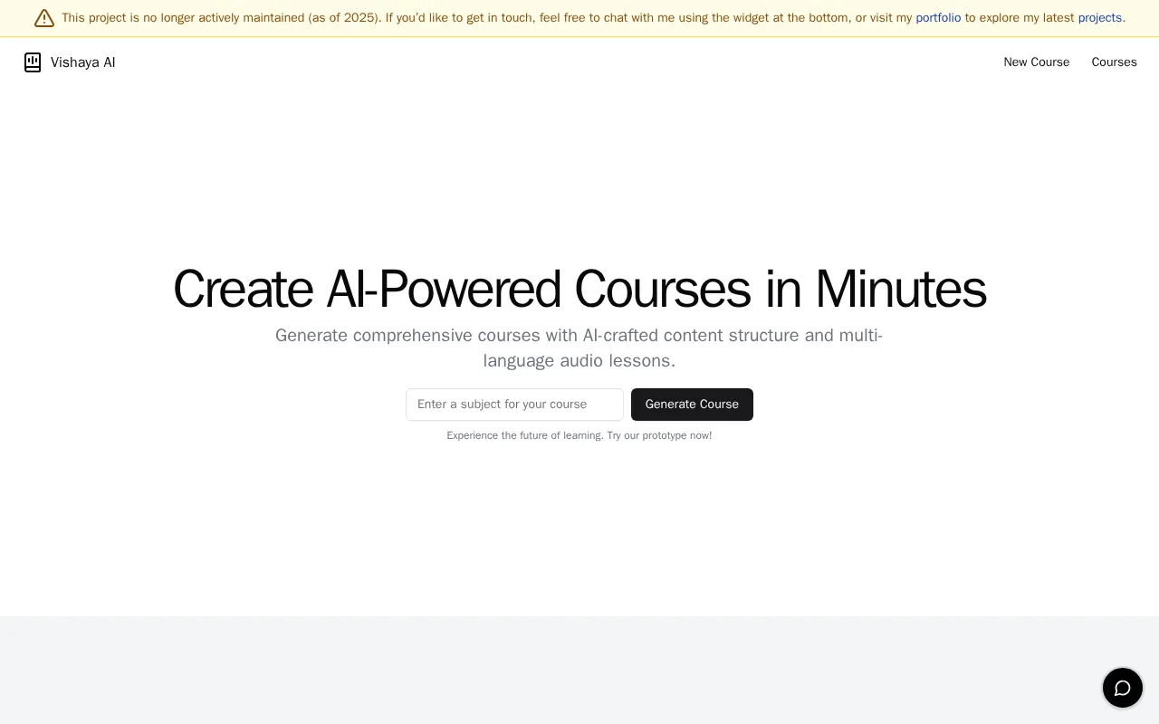 Vishaya AI — preview screenshot