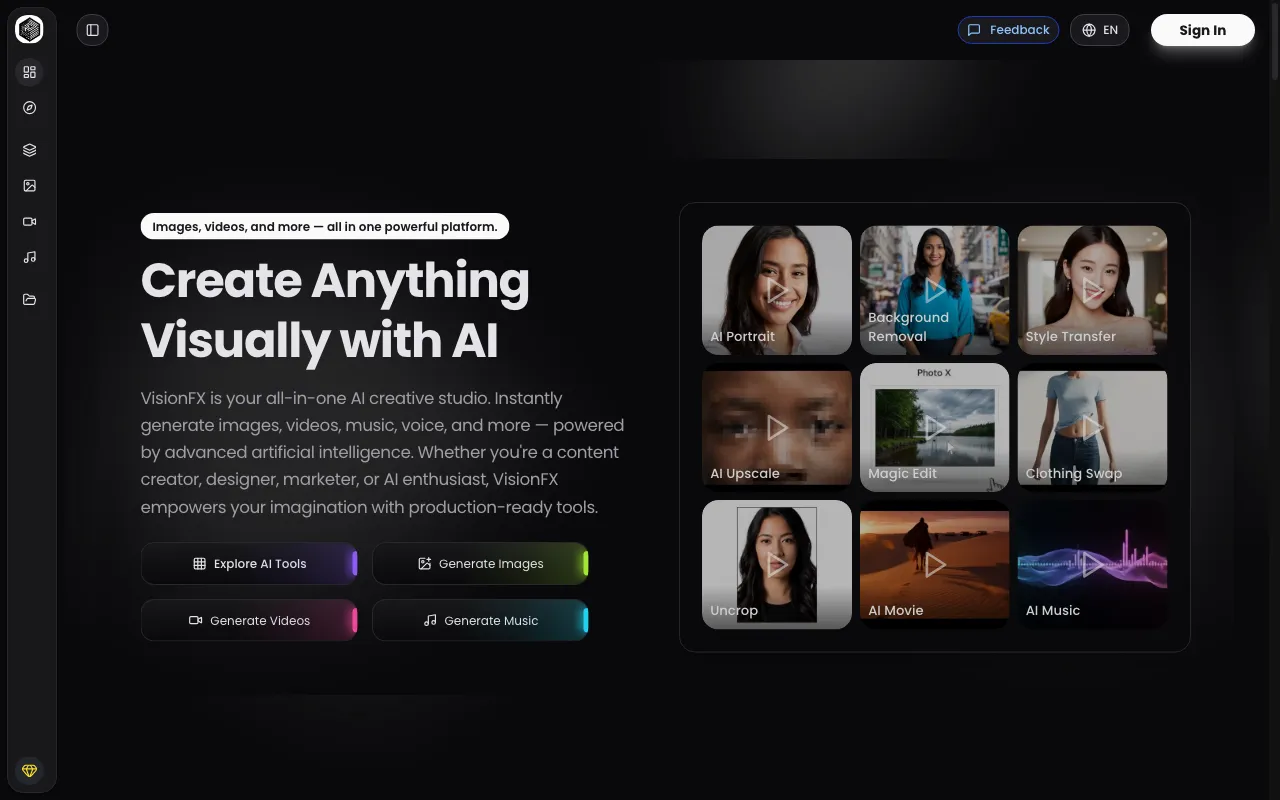 VisionFX — preview screenshot