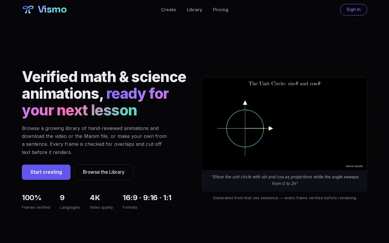 Vismo — preview screenshot