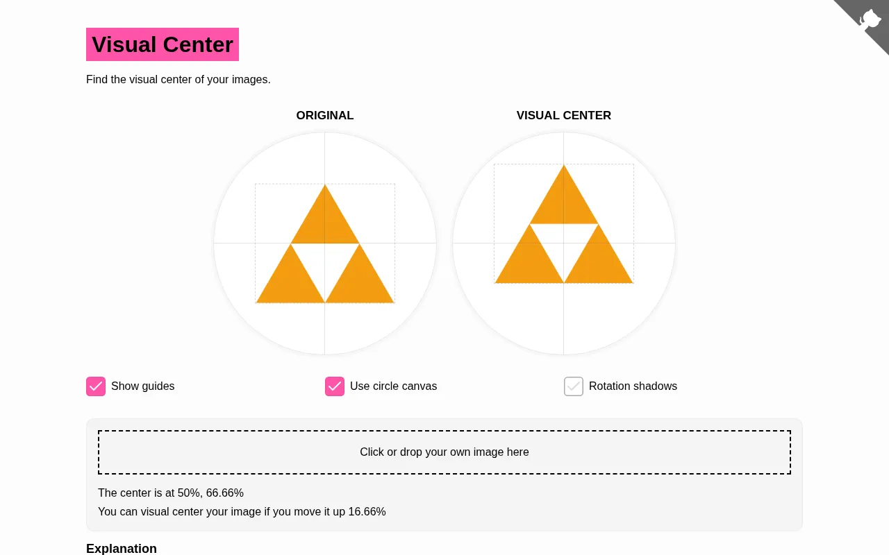 Visual Center — preview screenshot