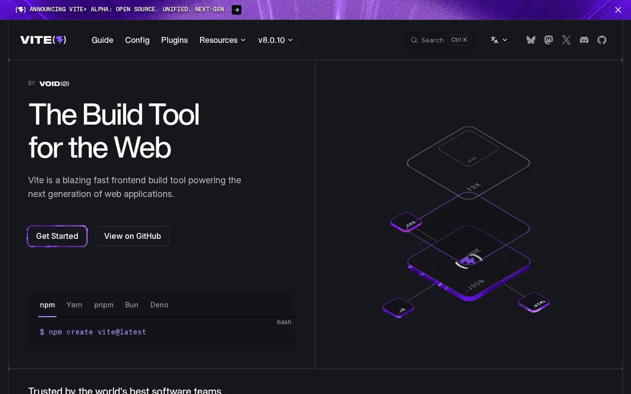 vitejs — preview screenshot