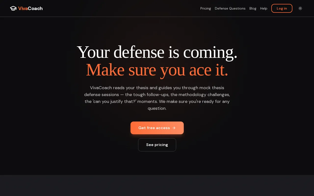 VivaCoach — preview screenshot