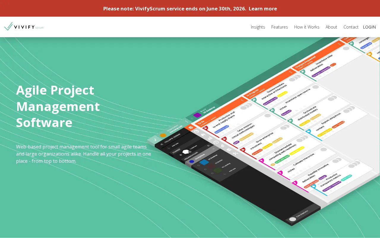 Vivifyscrum — preview screenshot