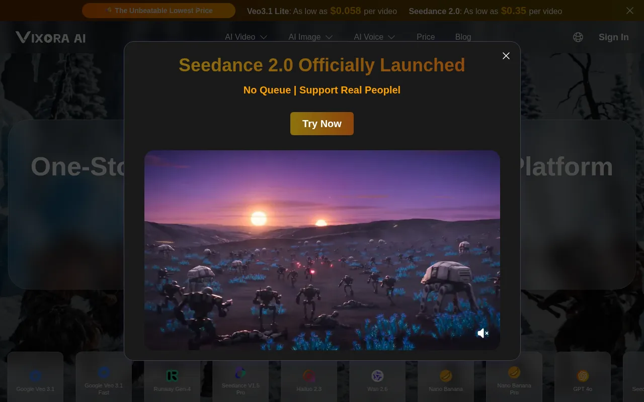 Vixora — preview screenshot