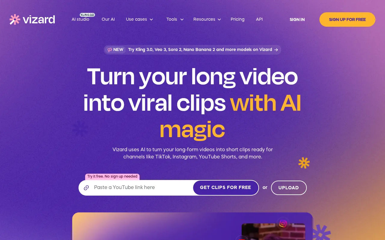 Vizard — preview screenshot