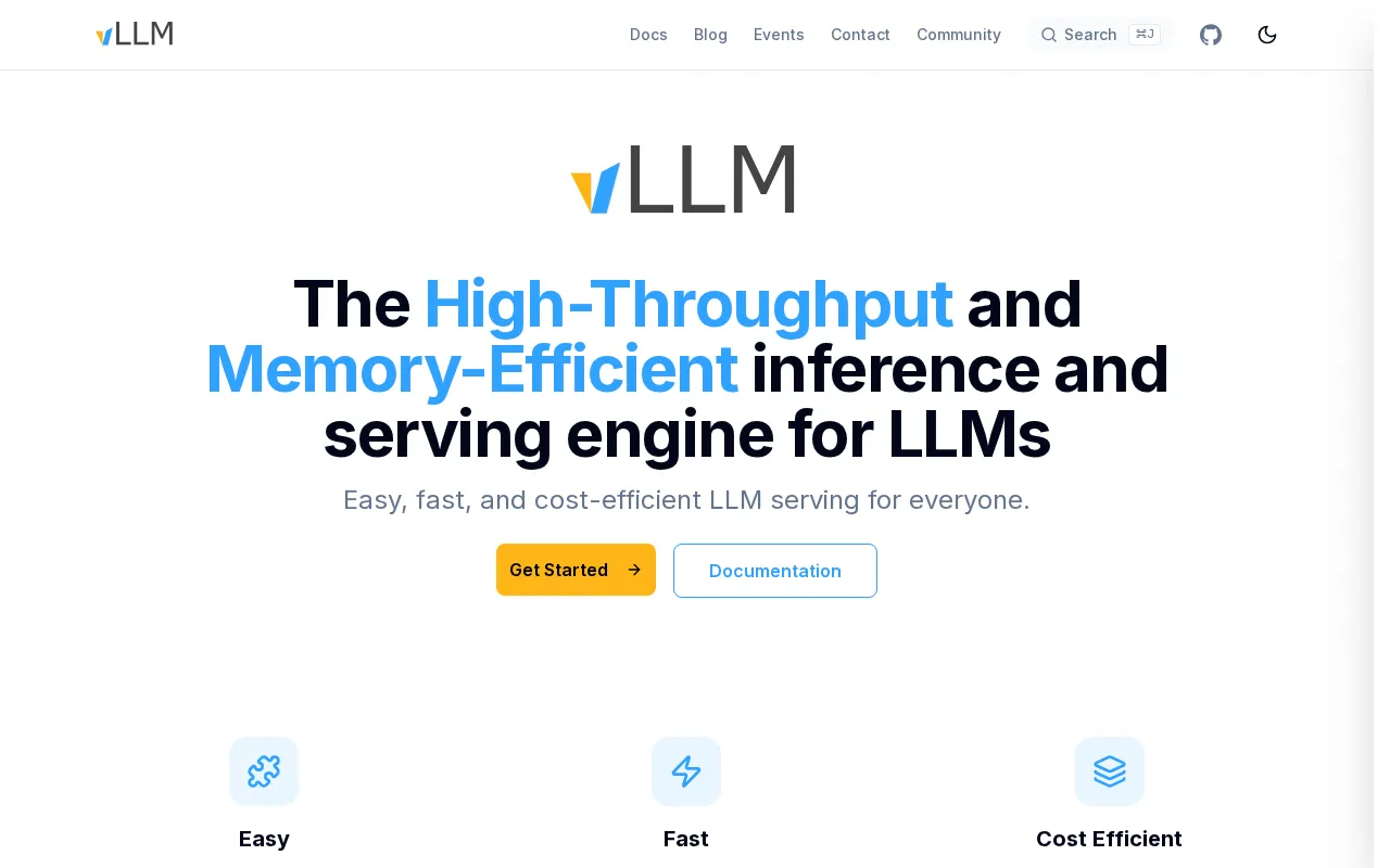 vLLM — preview screenshot