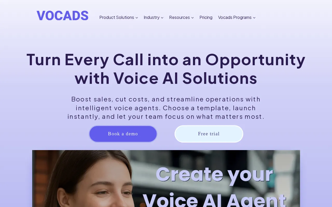 Vocads Survey — preview screenshot