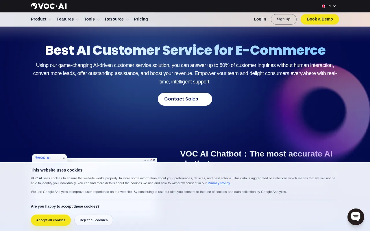 VocAI Chatbot — preview screenshot
