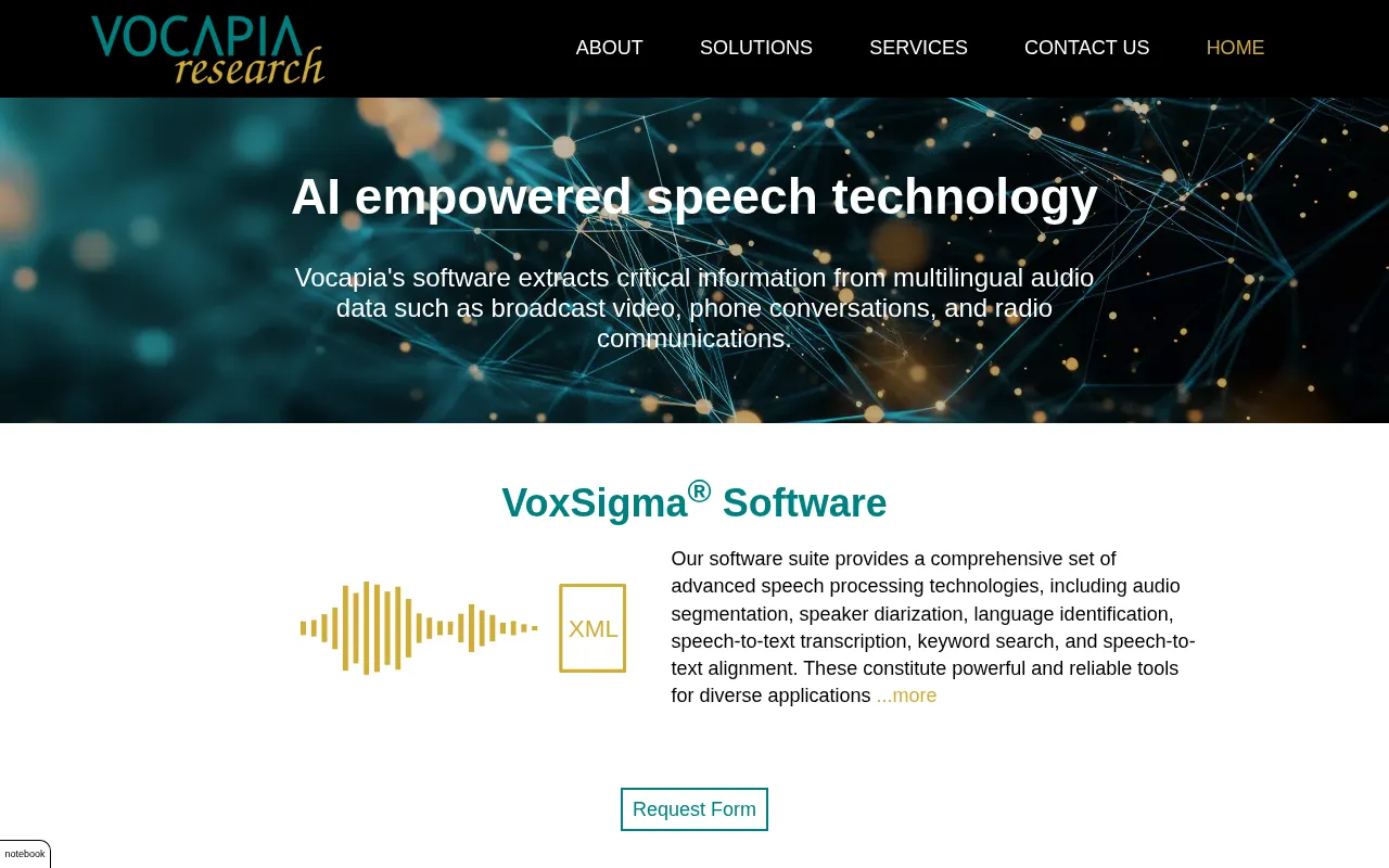 Vocapia — preview screenshot