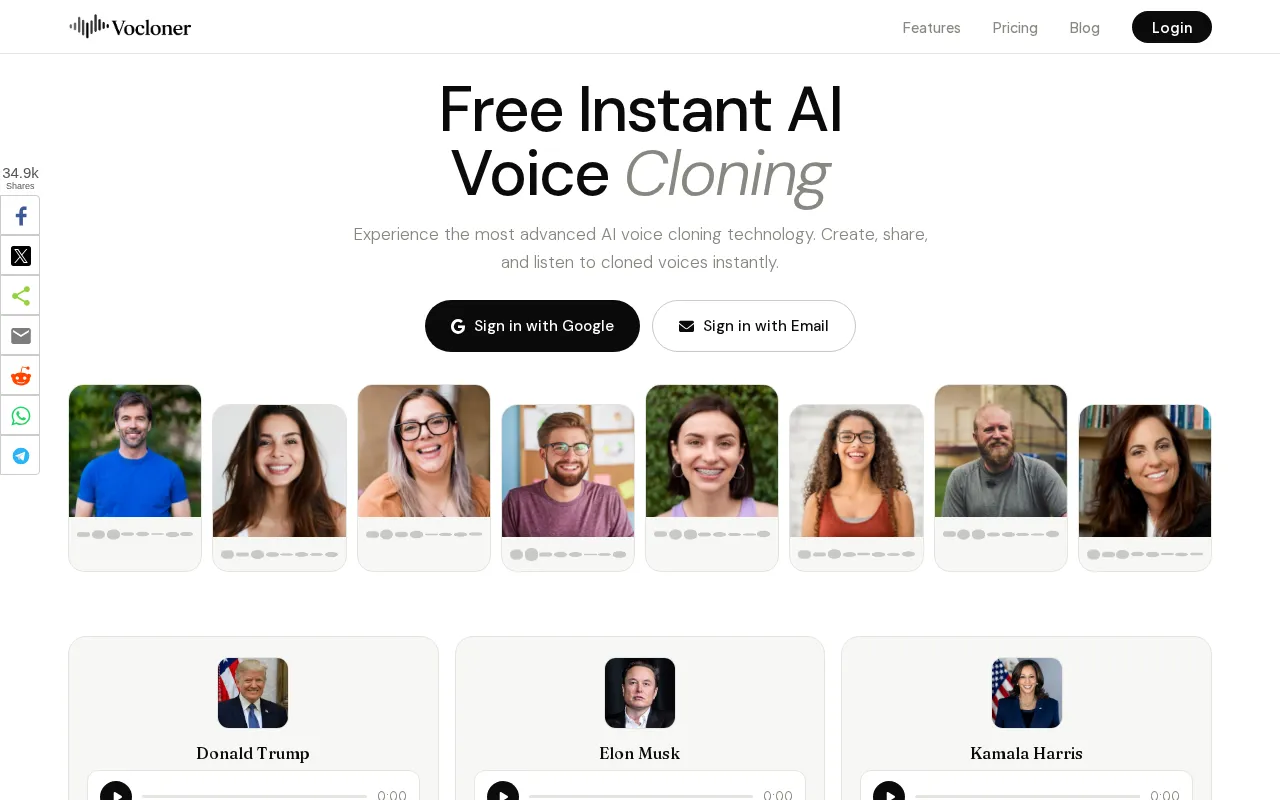 Vocloner — preview screenshot