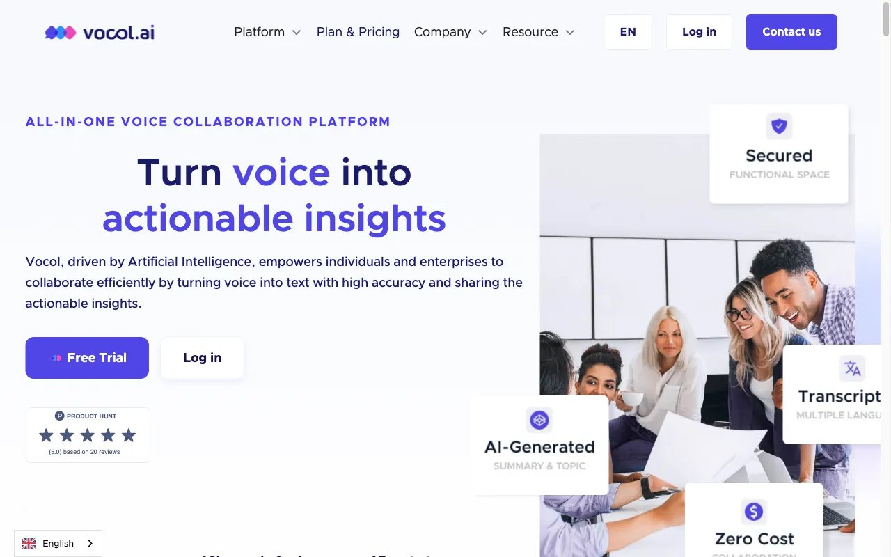 Vocol.AI — preview screenshot