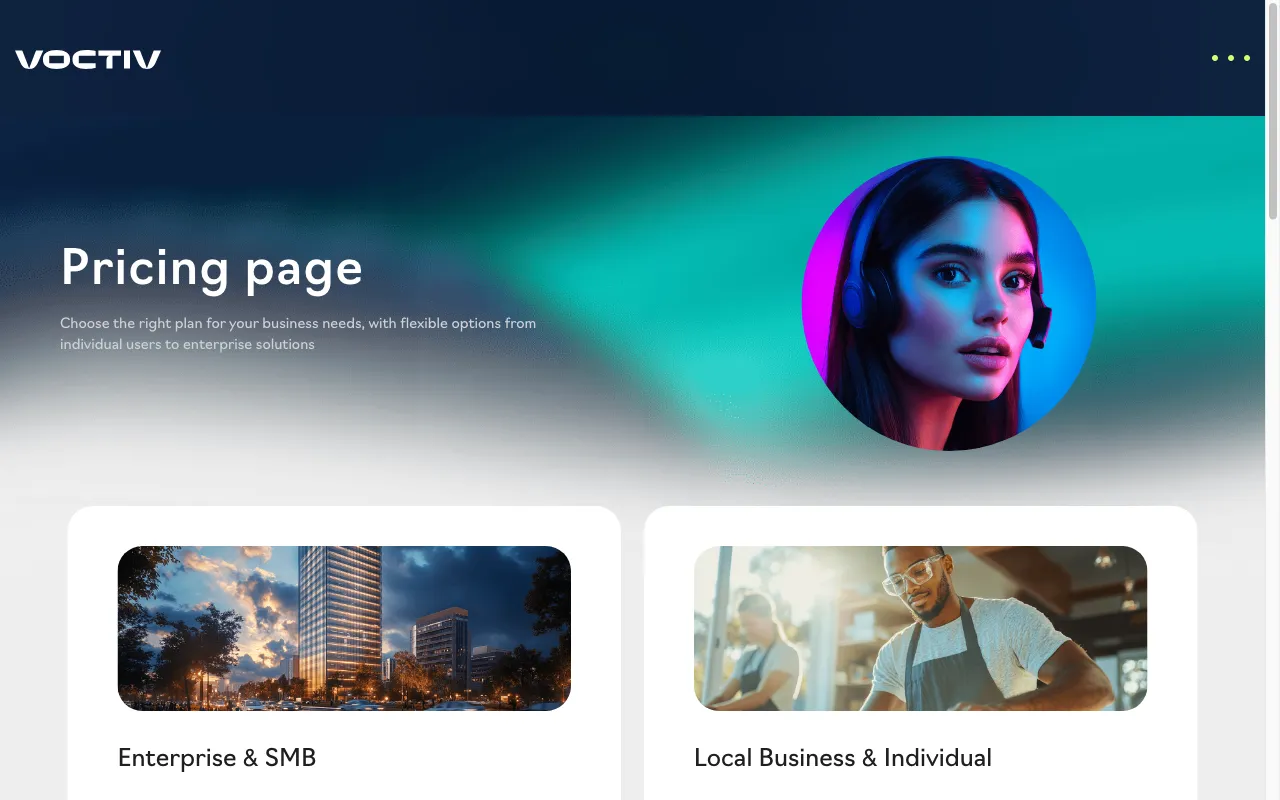 Voctiv — pricing page