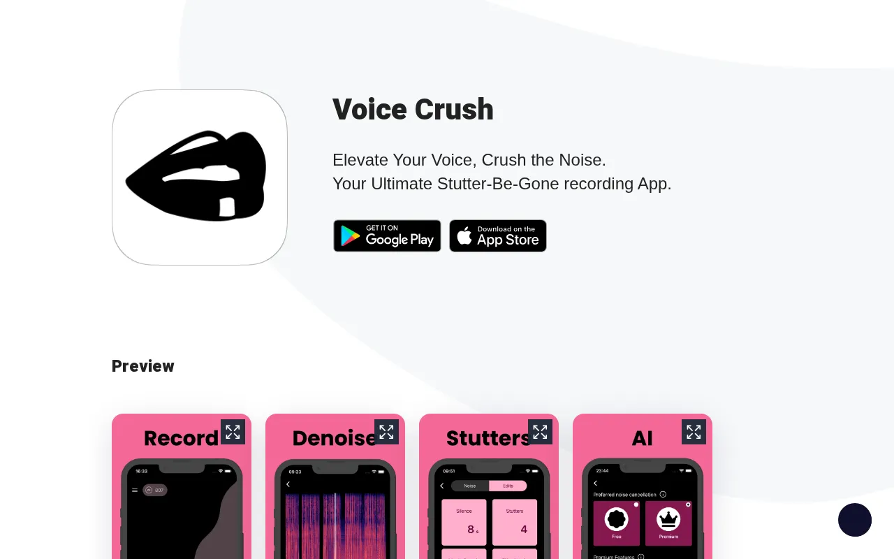 Voice Crush — preview screenshot