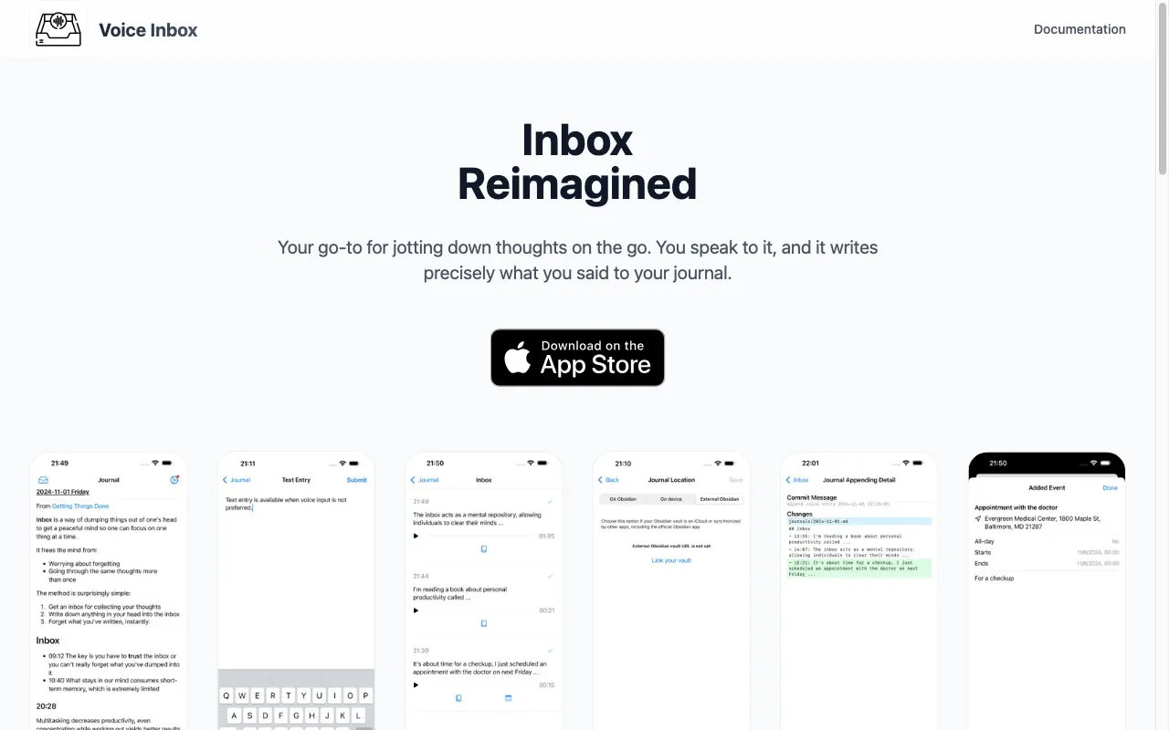 Voice Inbox — preview screenshot