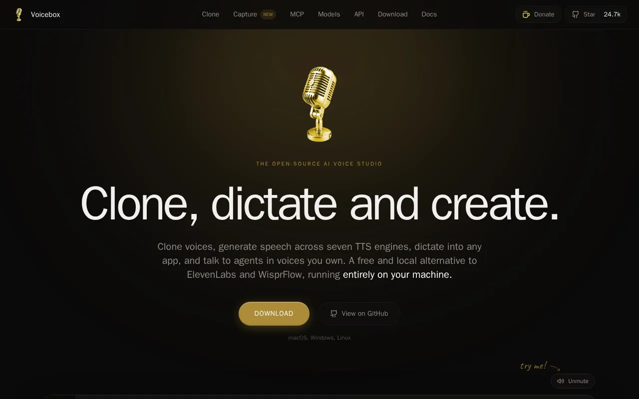 Voicebox — preview screenshot