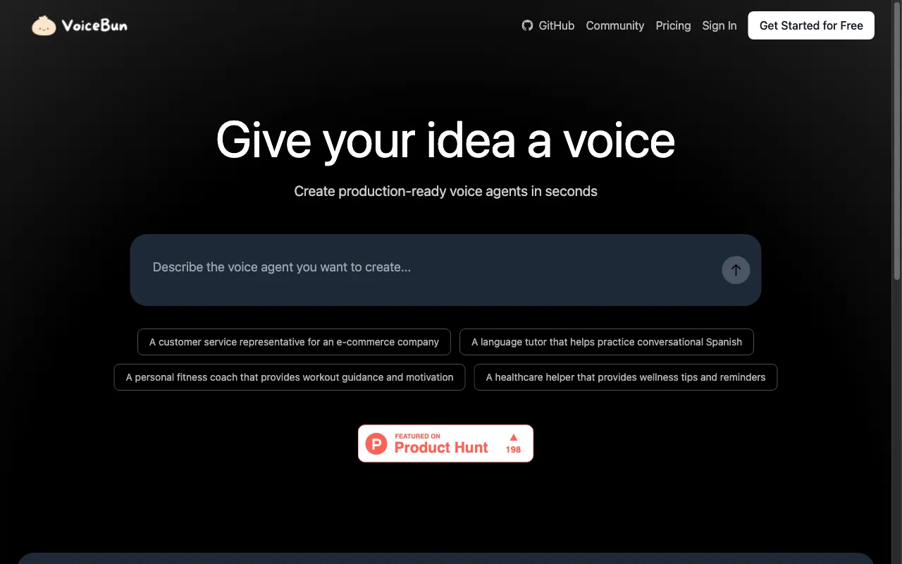 Voicebun — preview screenshot