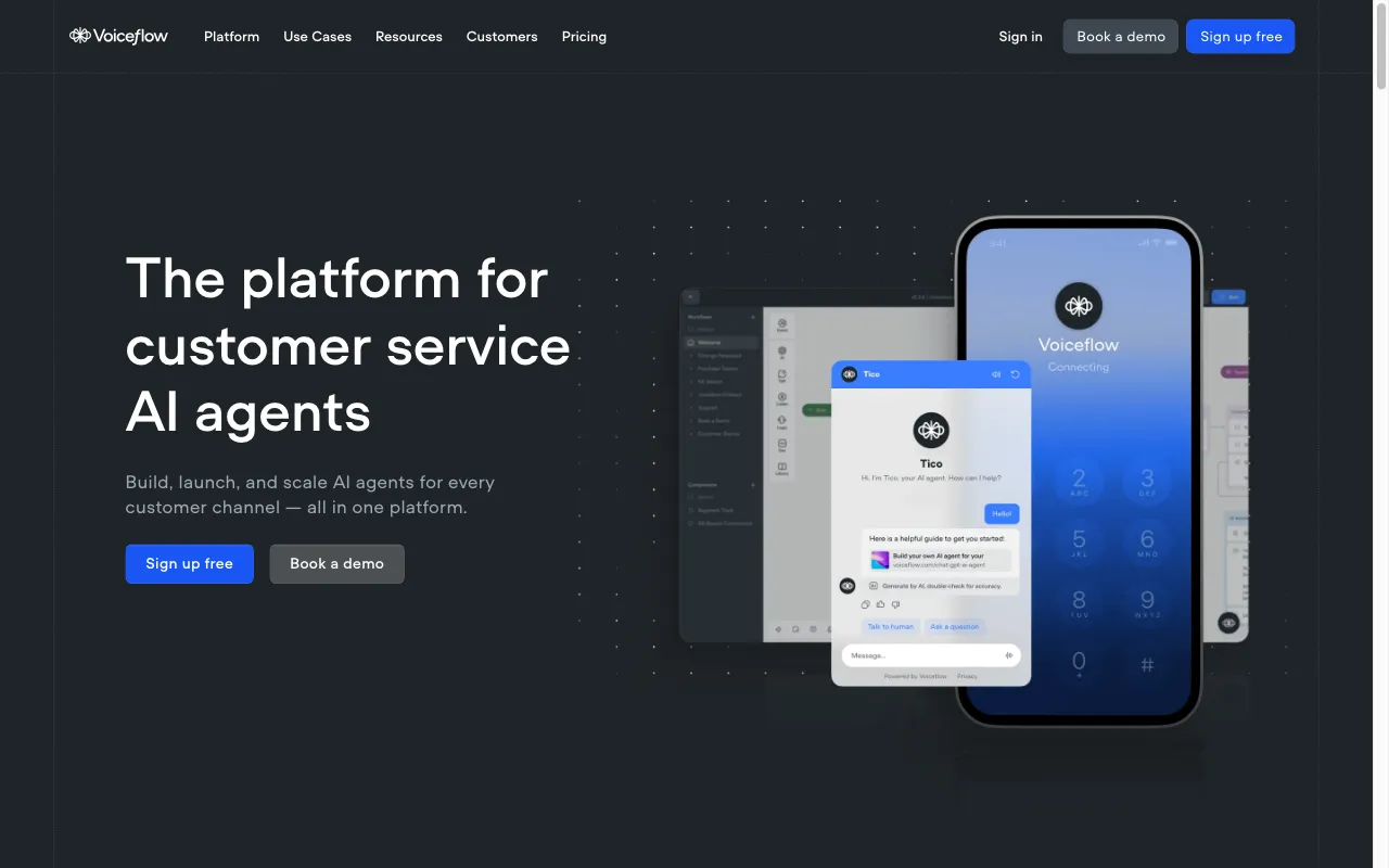 Voiceflow ai — preview screenshot