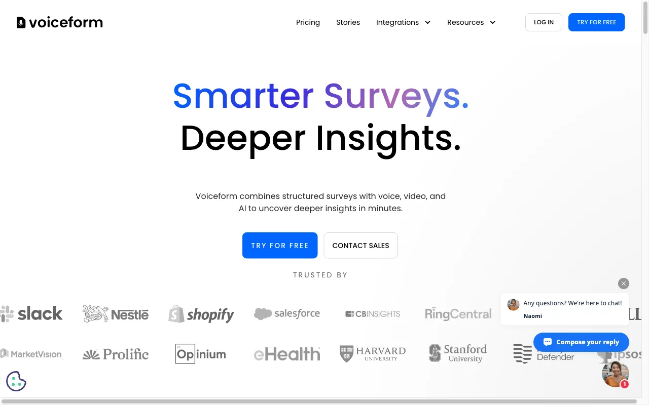 Voiceform — preview screenshot