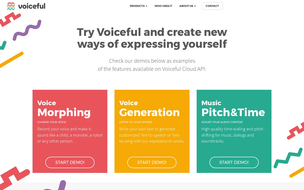 Voiceful.io — preview screenshot