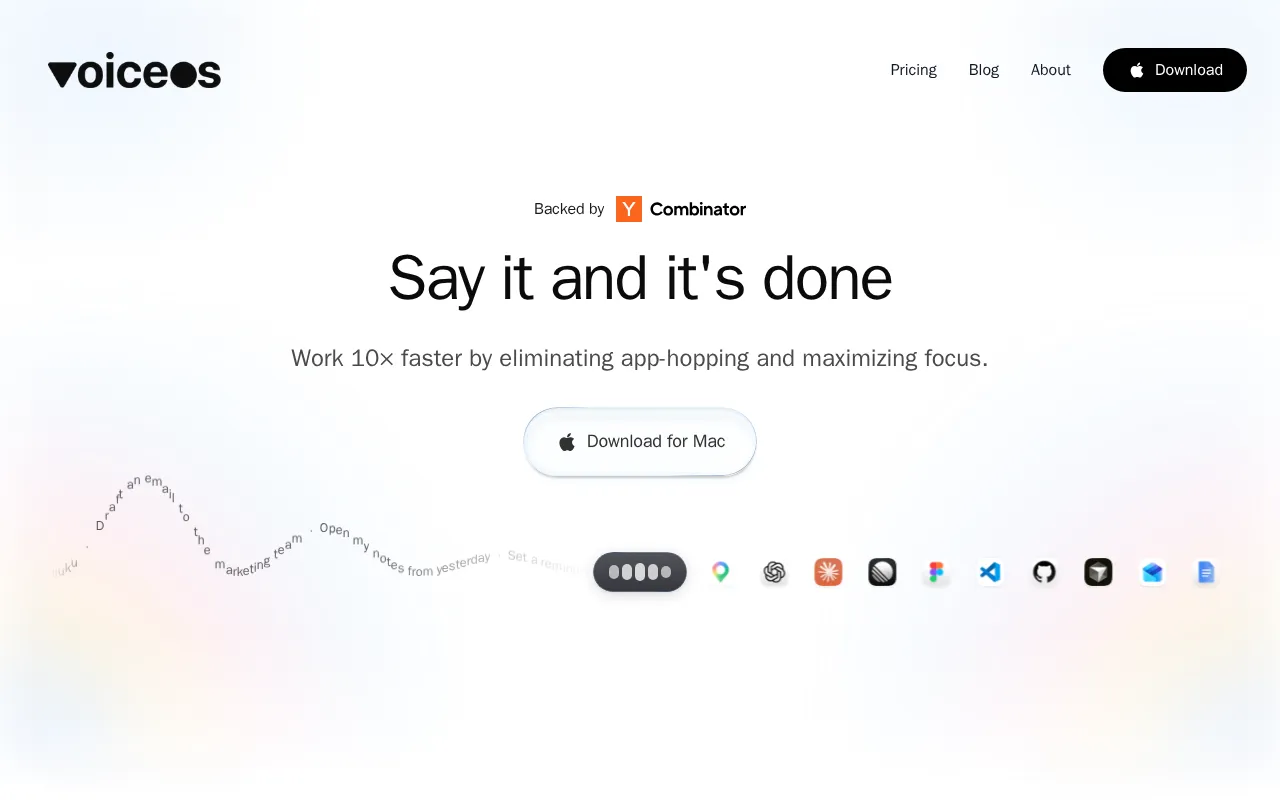 VoiceOS — preview screenshot
