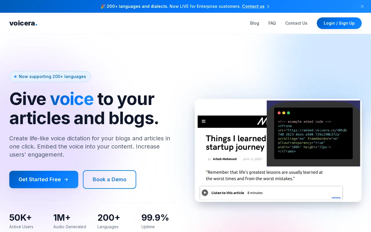 Voicera — preview screenshot