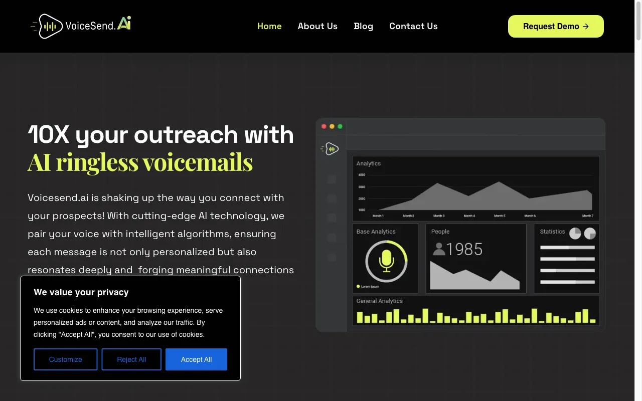 Voicesend — preview screenshot