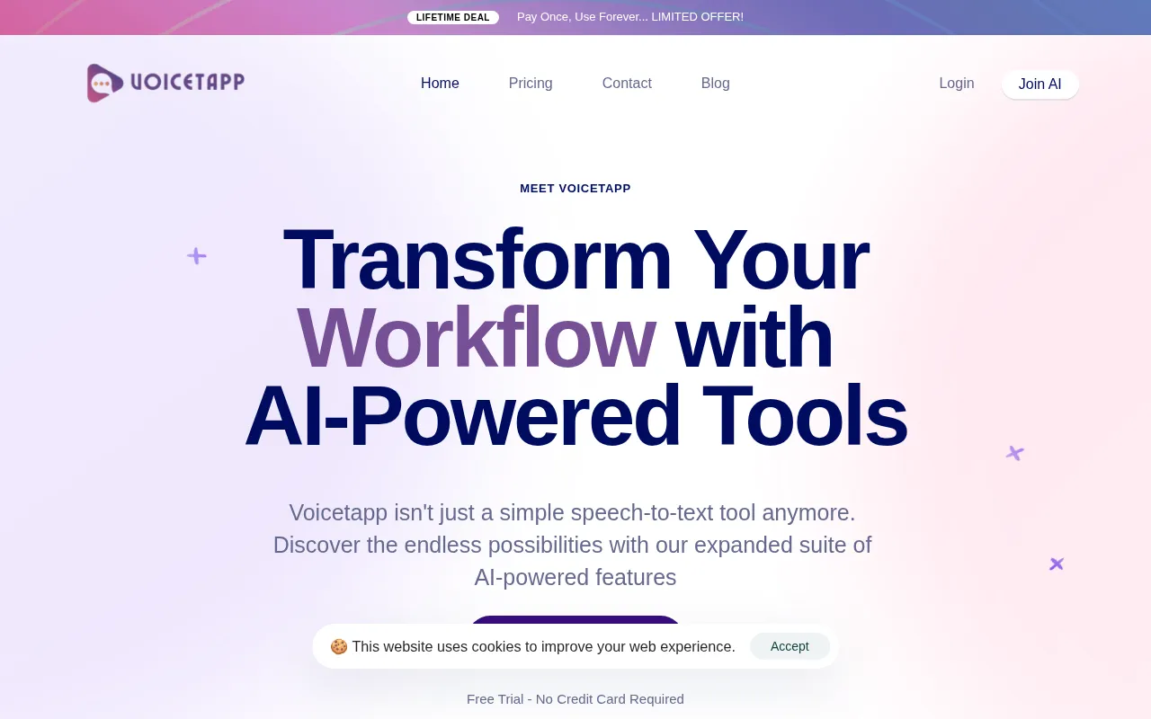 Voicetapp — preview screenshot