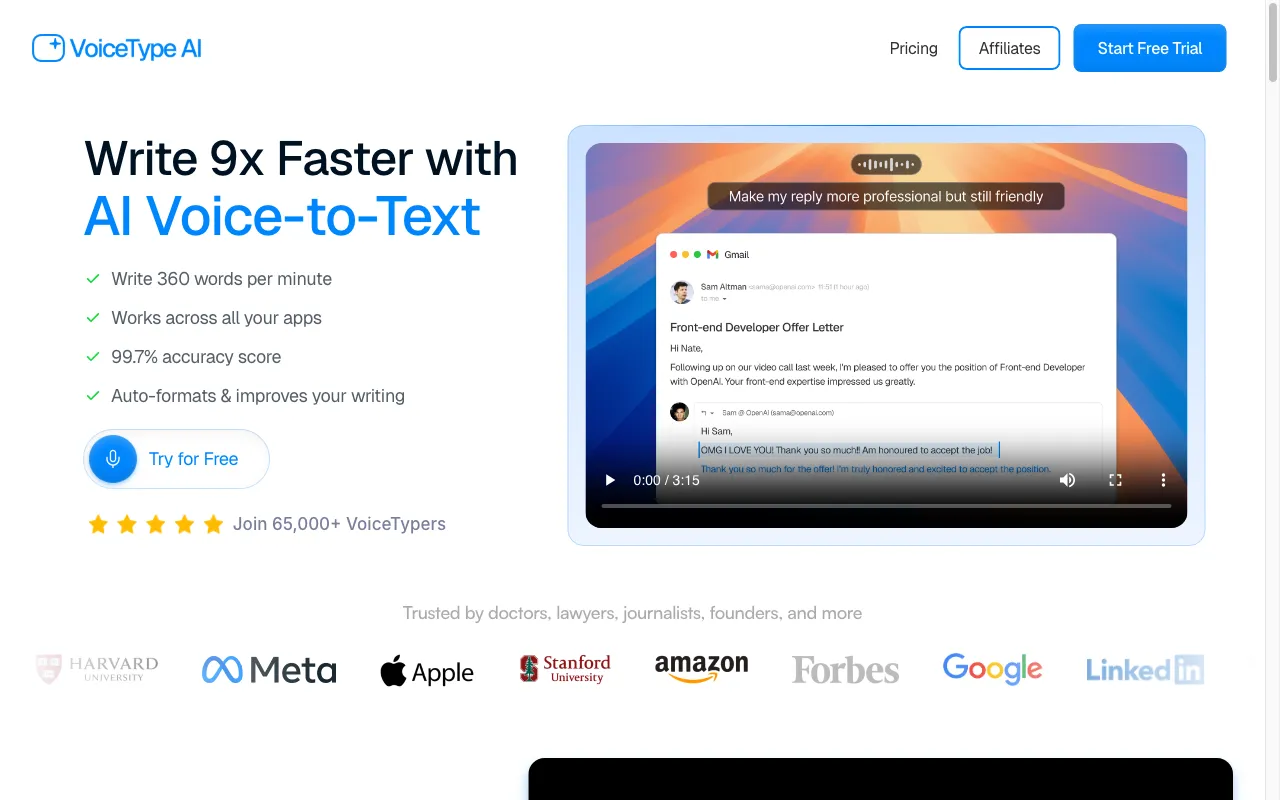 Voicetype AI — preview screenshot