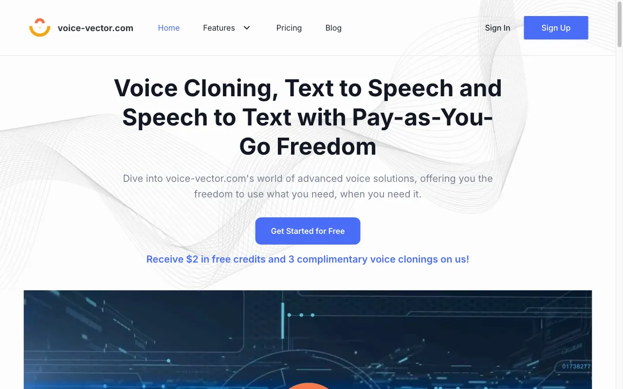 VoiceVector — preview screenshot