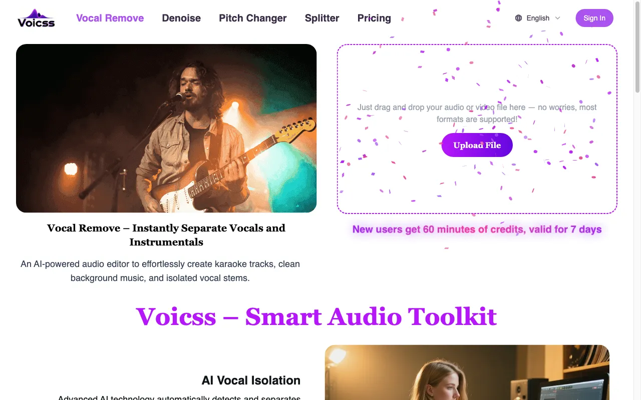 voicss — preview screenshot