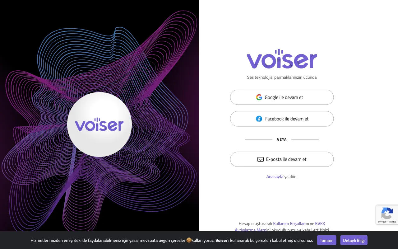 Voiser — preview screenshot