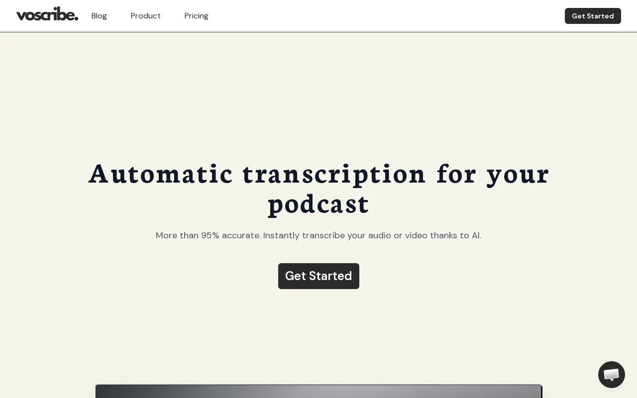 Voscribe — preview screenshot