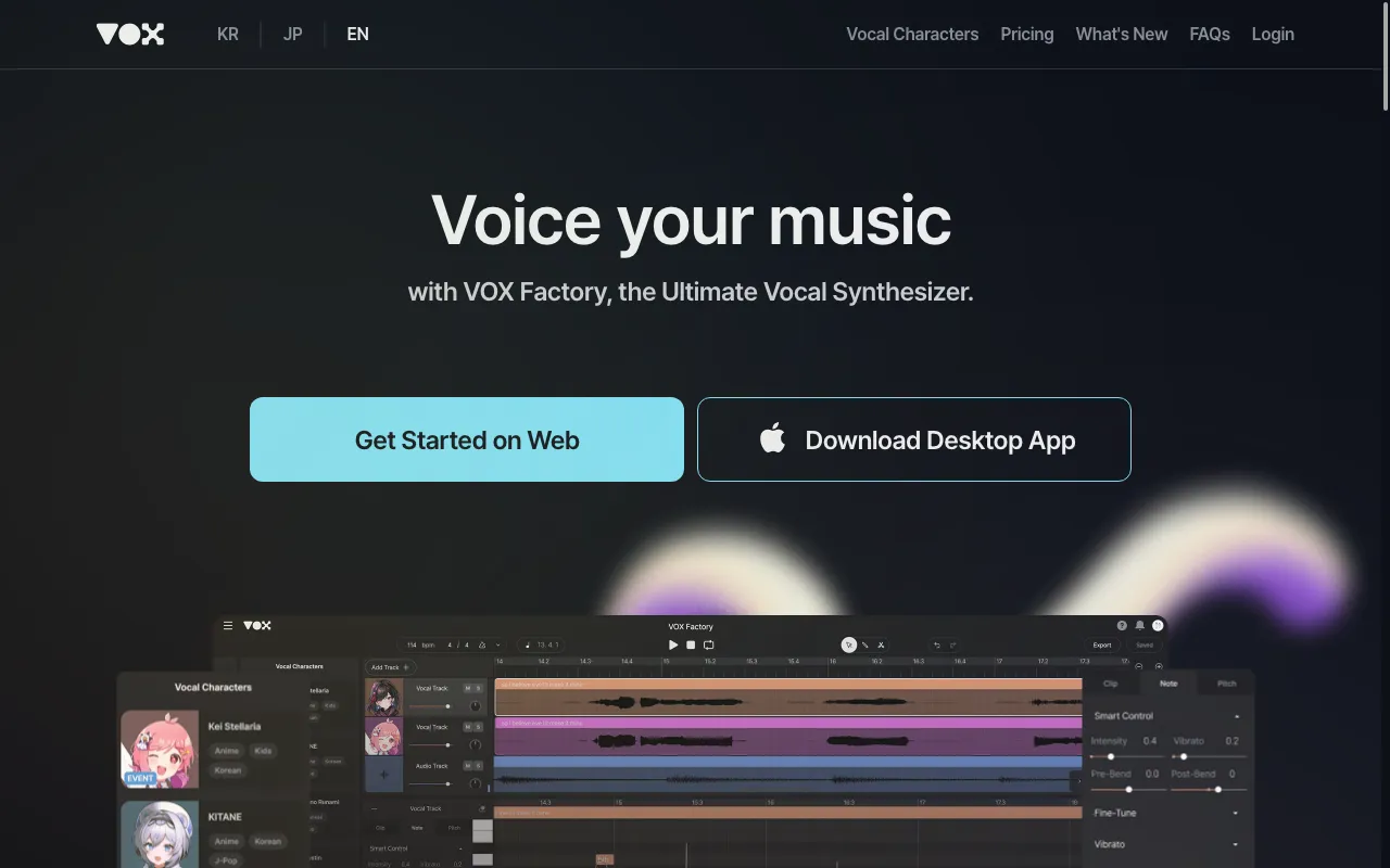 VOX Factory — preview screenshot