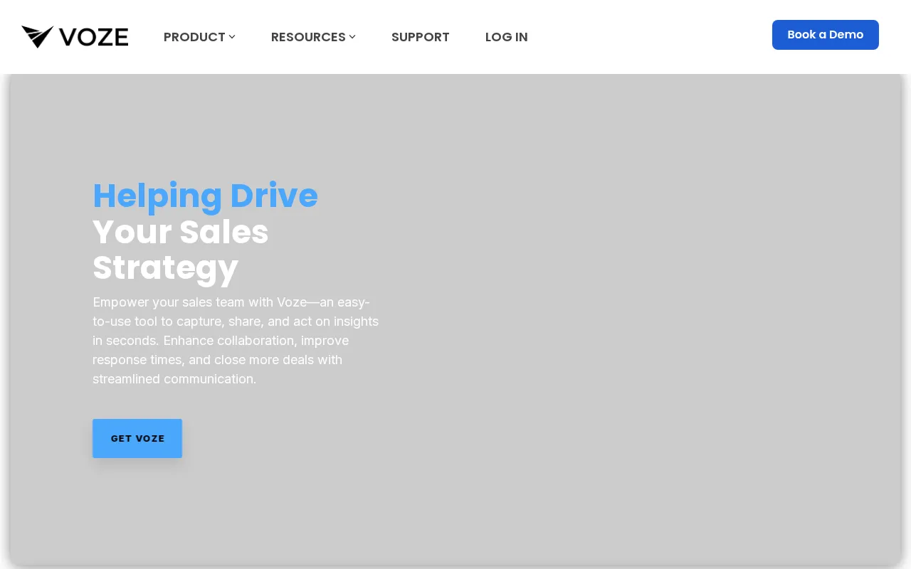 Voze — preview screenshot