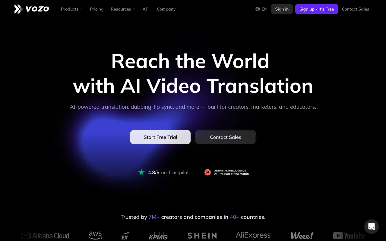 Vozo AI — preview screenshot